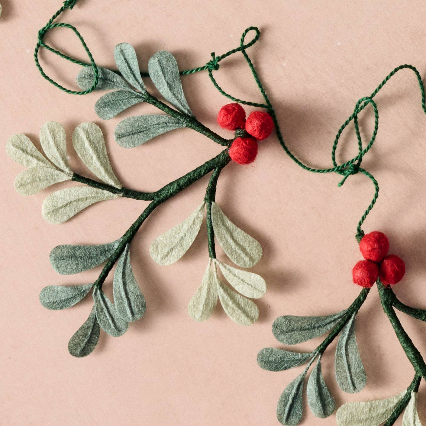 Ullasa Holly Silk Paper Garland
