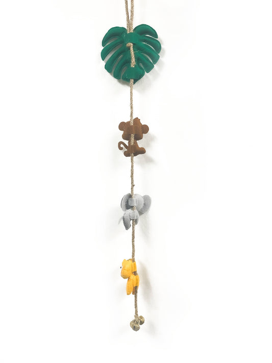 Handmade Jungle Animals Felt Wall Hanging