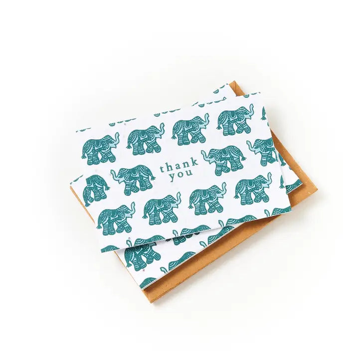 Amala Elephant Thank You Cards