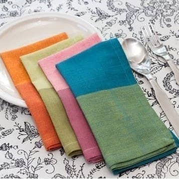 Chic Colorful Cotton Napkin Set