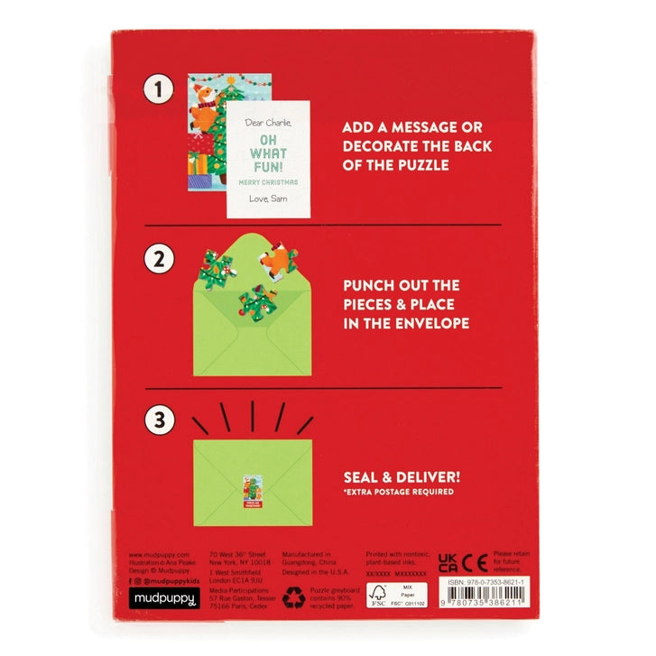 Animal Greeting Card Puzzle