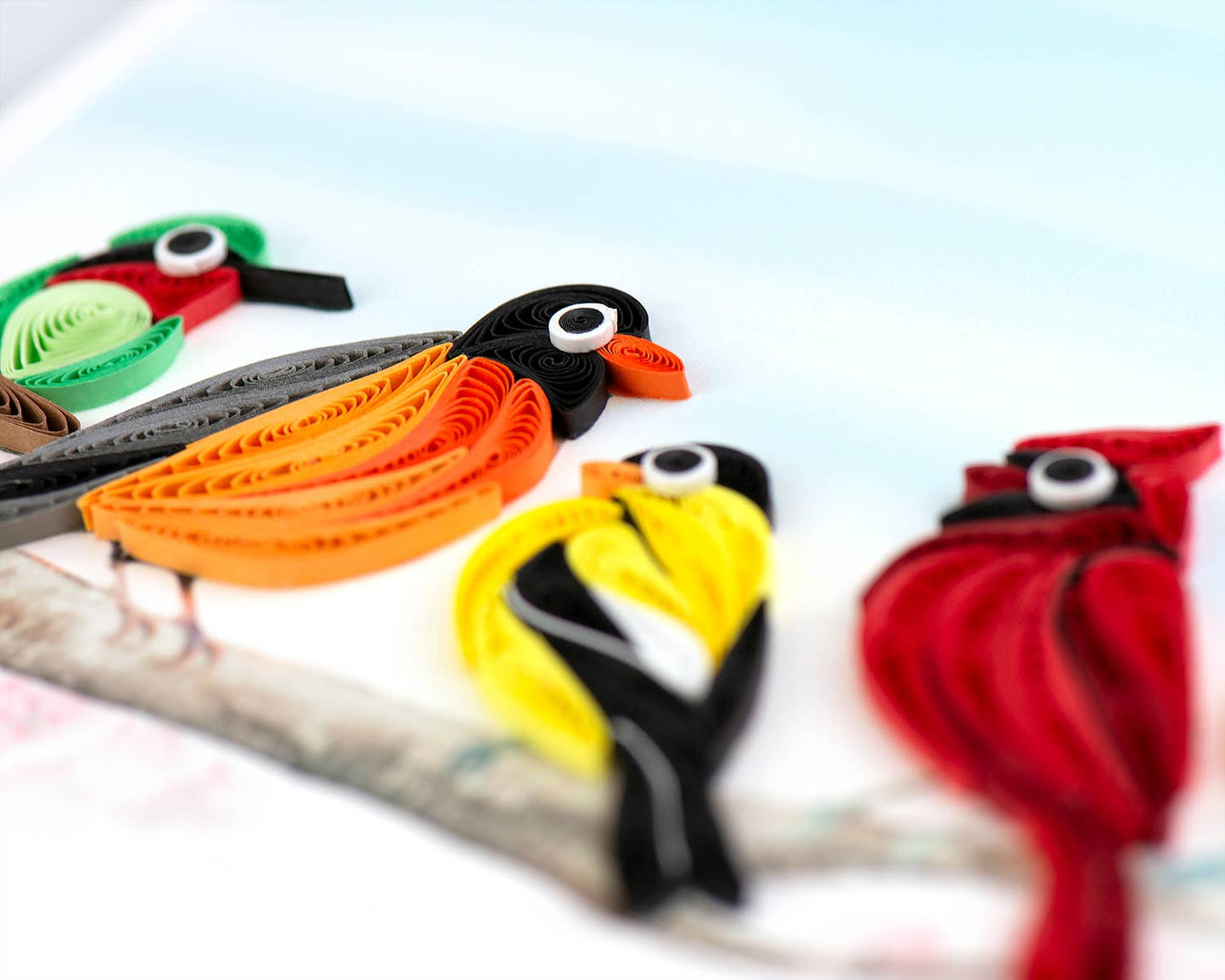 Songbirds Everyday Quilled Greeting Card