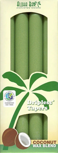 Melon Green Taper Candle Set