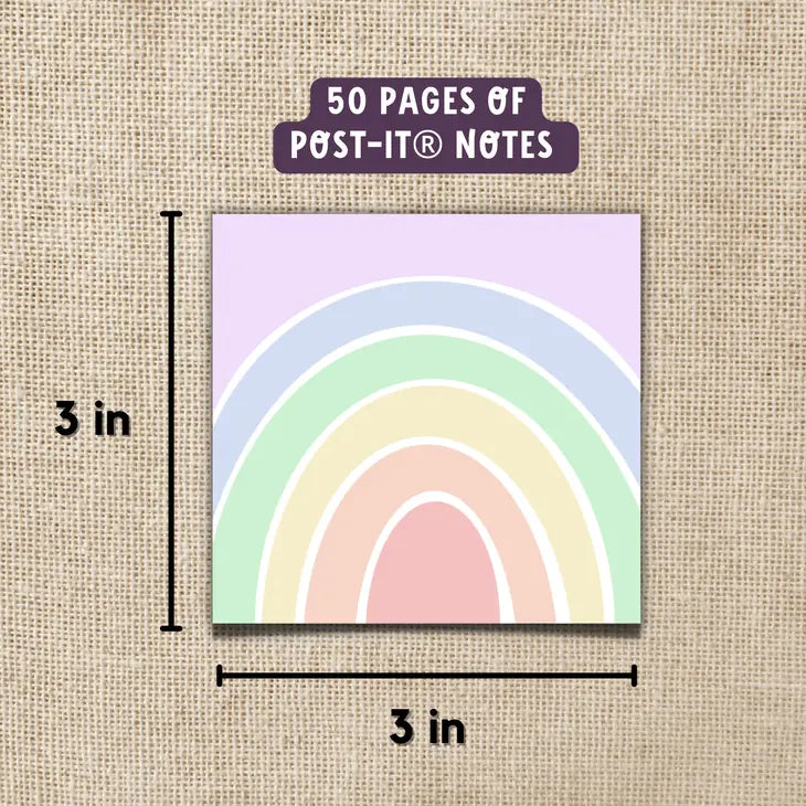 Rainbow Sticky Notes