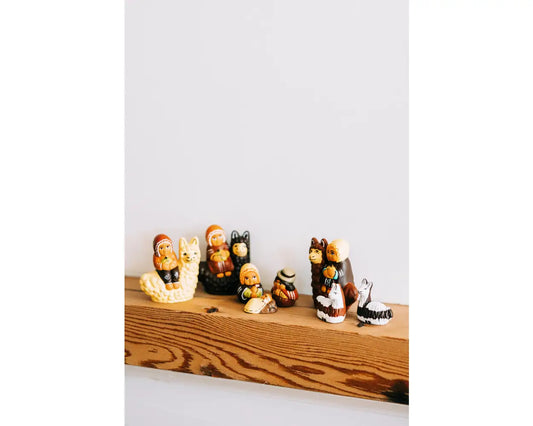 Llama Love Nativity Set
