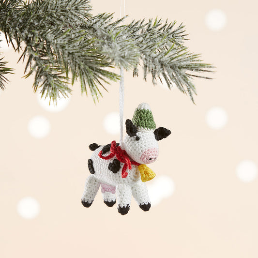Barnyard Cow Ornament