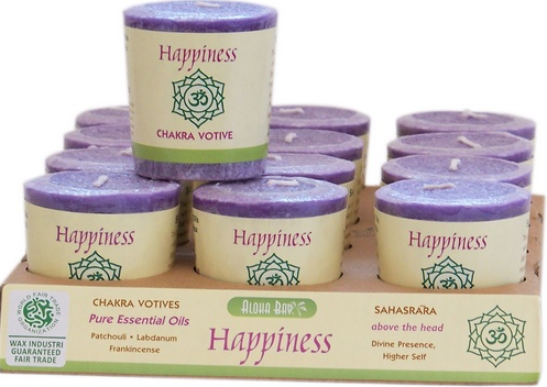 Happiness Chakra Votive Candle