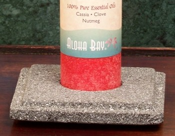 Lava Stone Candle Holder