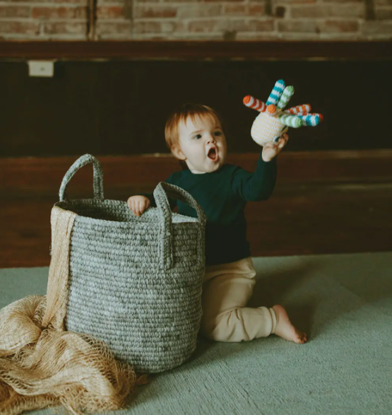 Crocheted Rainbow Octopus