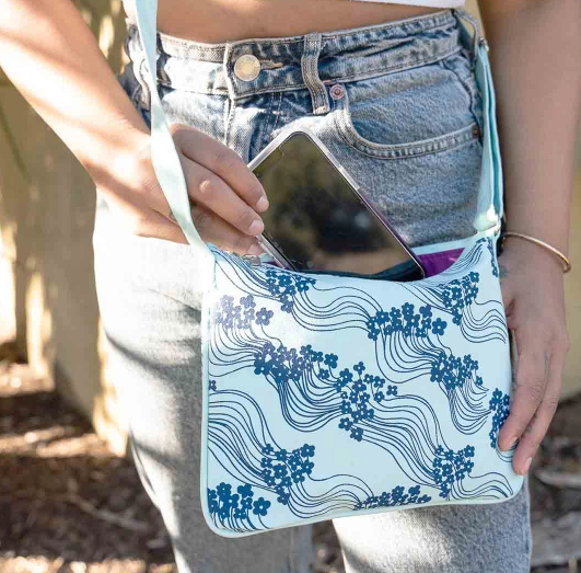 Mini Crossbody Orange Twirl Purse