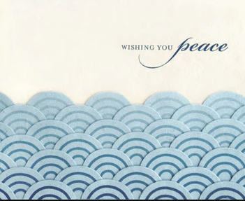 Peaceful Waves Greeting Card