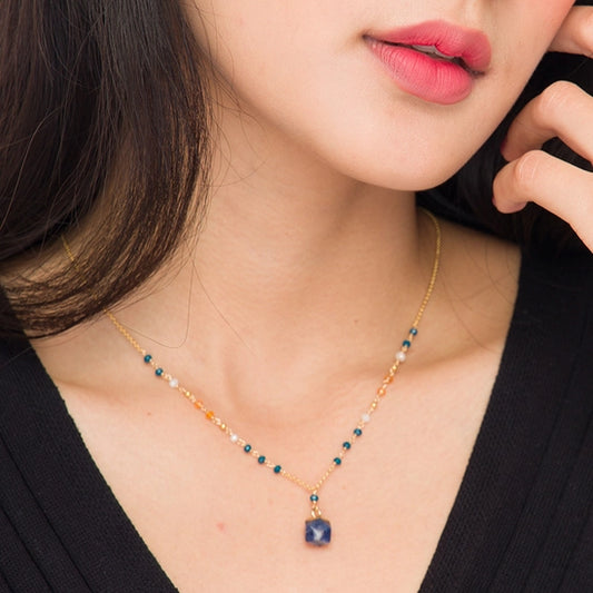 Nicki Geometric Belle Pendant Necklace