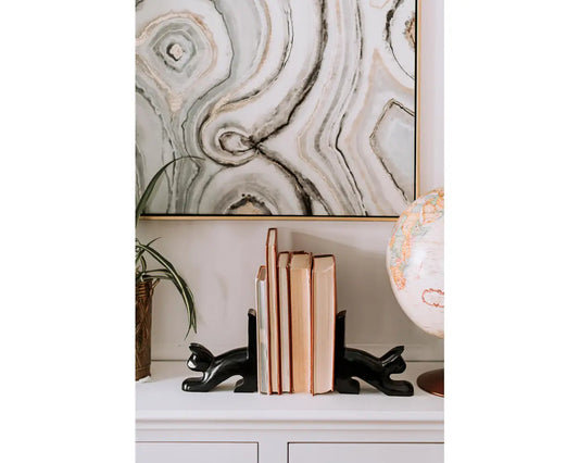 Playful Cat Bookends