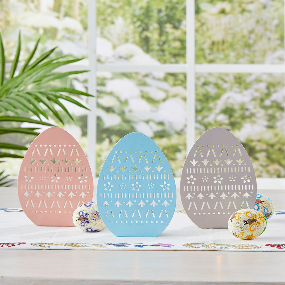 Easter Egg Tea Light Holders