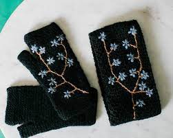 Embroidered Ear Warmer