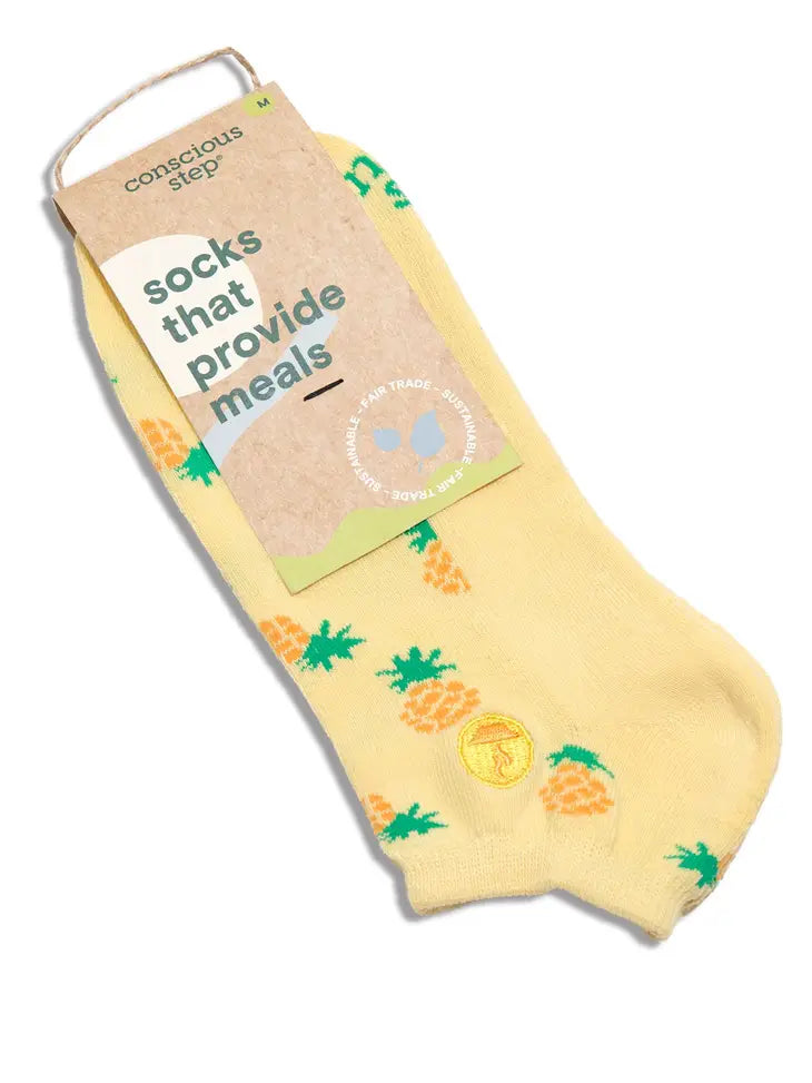 Ankle Socks That Provide Meals - Pineapple Edition