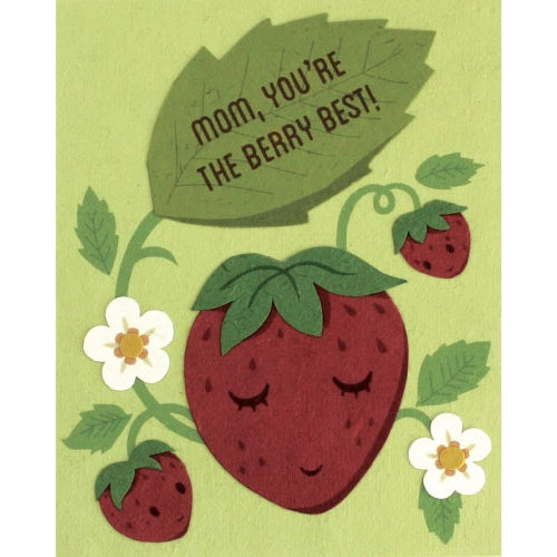 Berry Best Mom Greeting Card