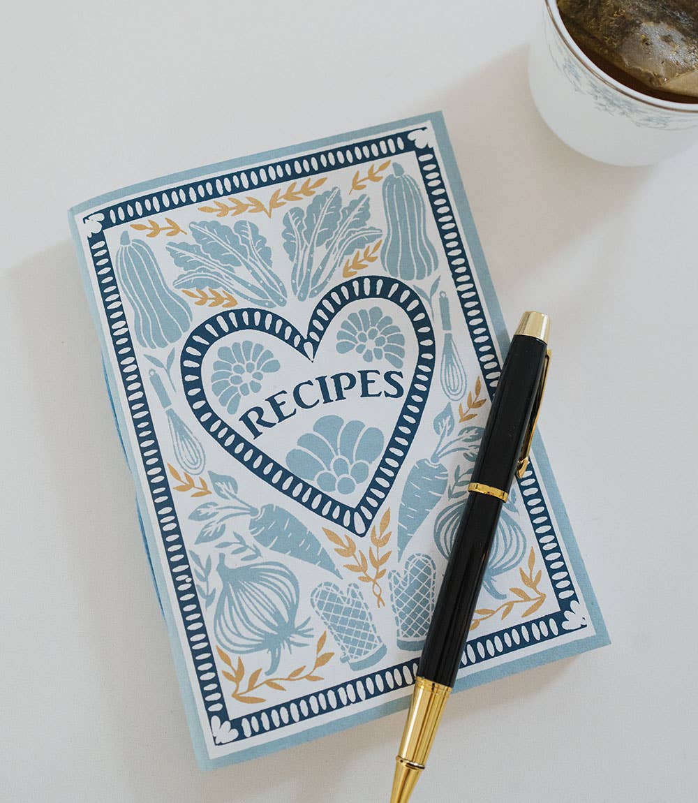 Khaana Recipe Journal Light Blue