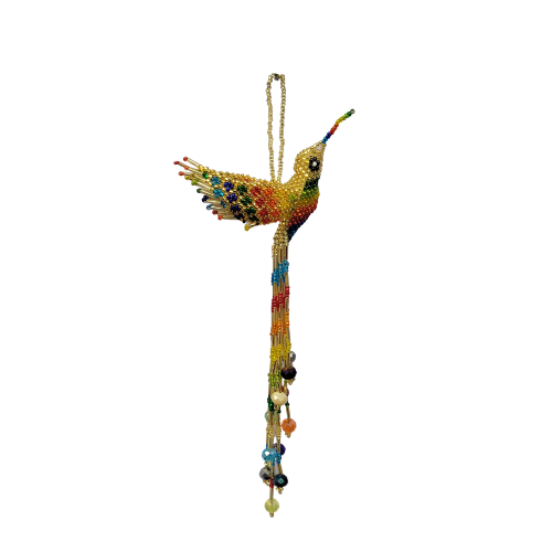 Beaded Hummingbird Ornament