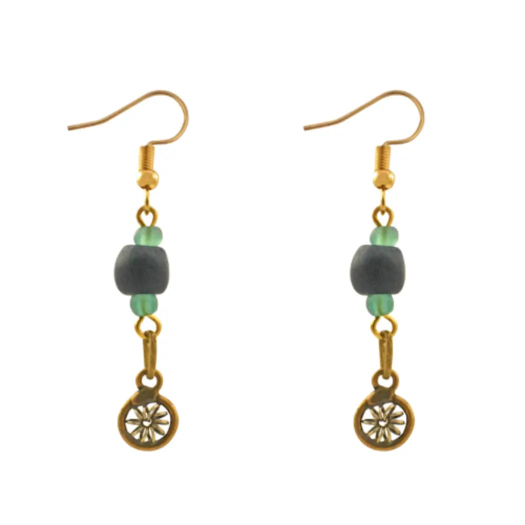 Polished Bead Earrings