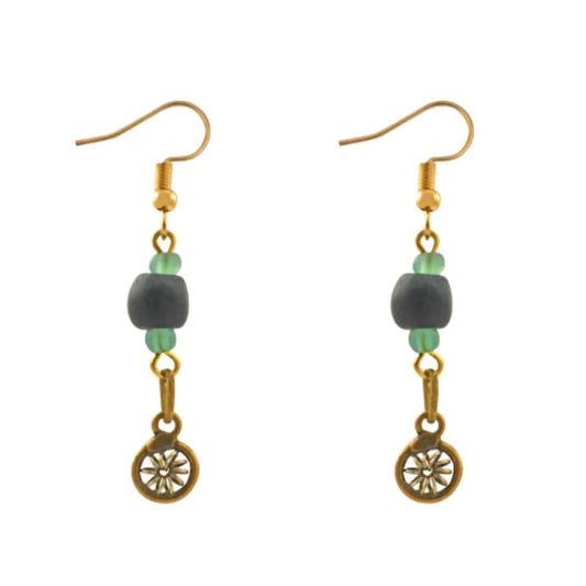 Polished Bead Earrings