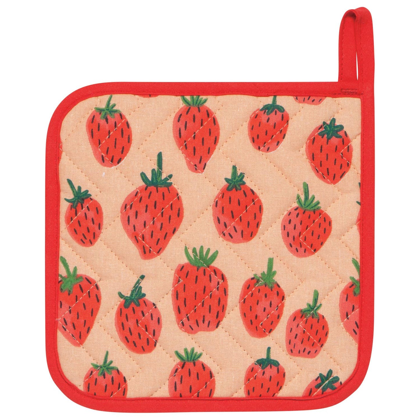 Berry Sweet Potholder: Red
