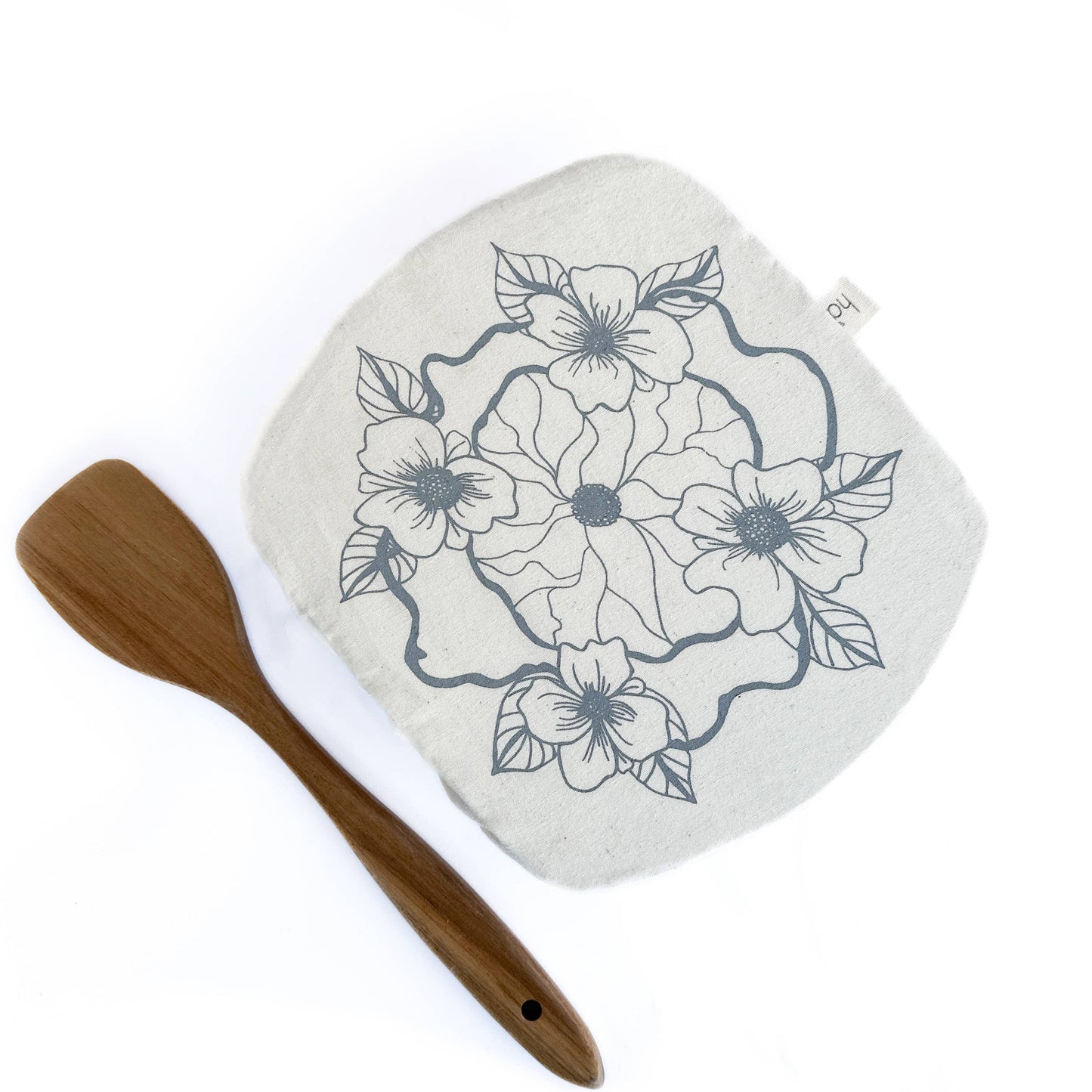 Square Flower Print Casserole Cover
