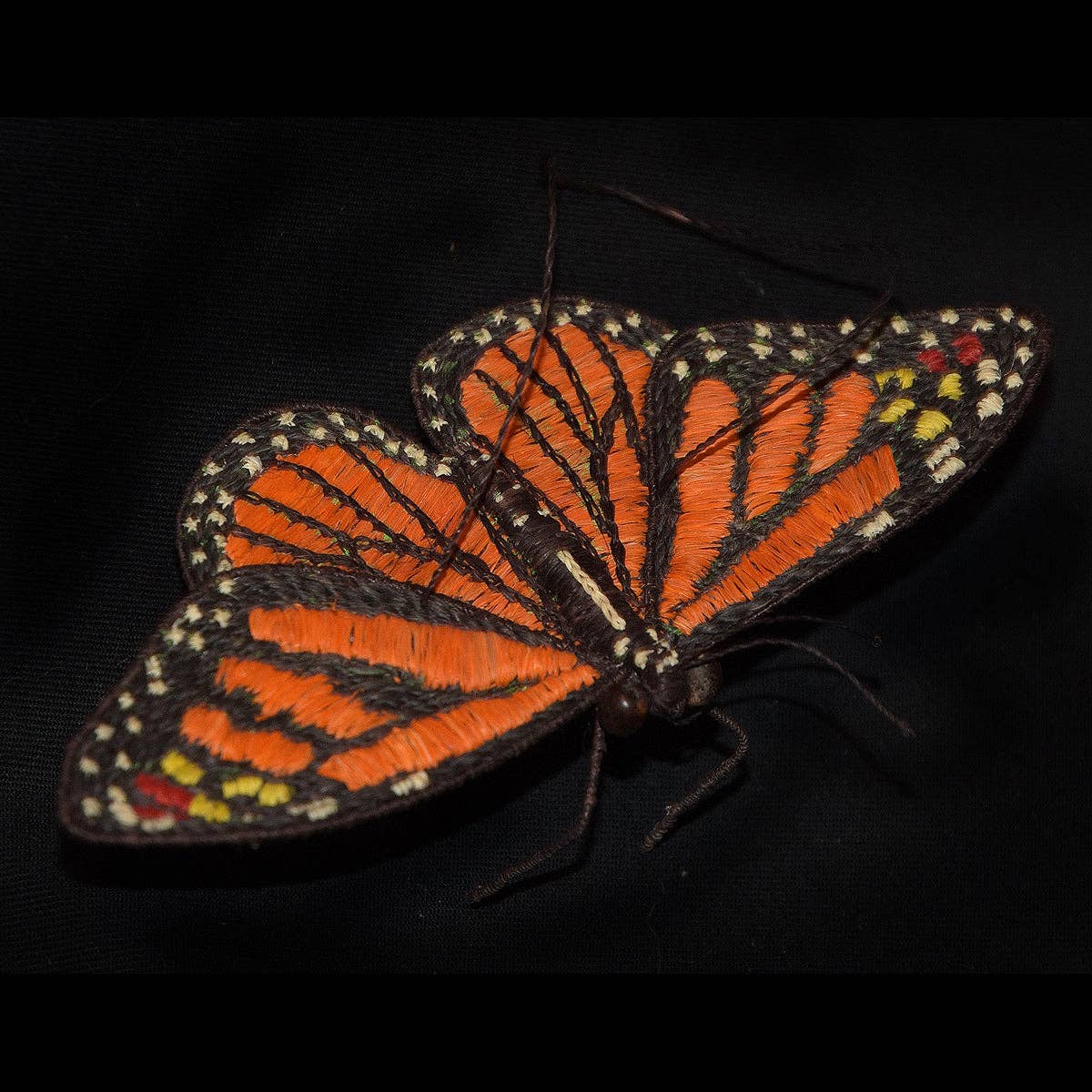 Monarch Butterfly Woven Ornament