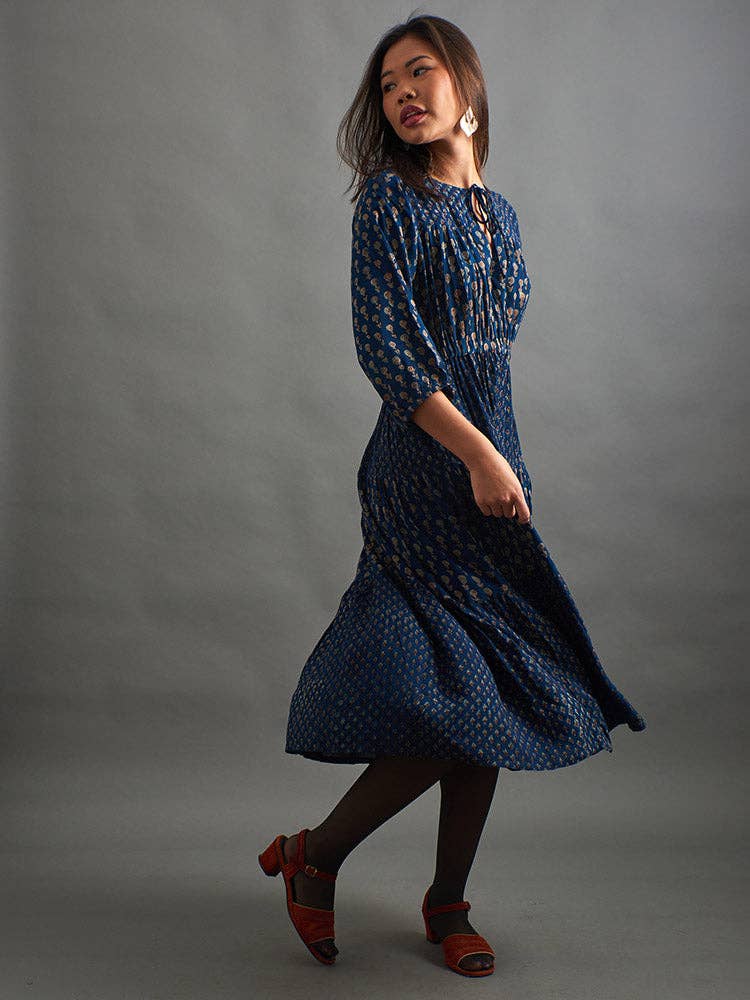 Adriana Midnight Floral Dress