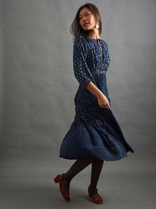 Adriana Midnight Floral Dress