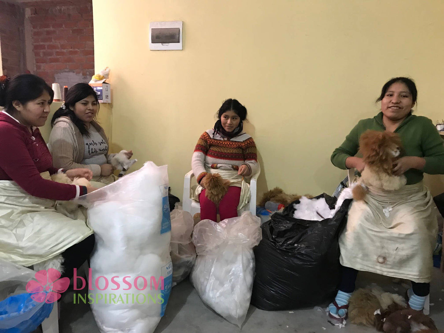 Alpaca Fur Lion Stuffed Animal