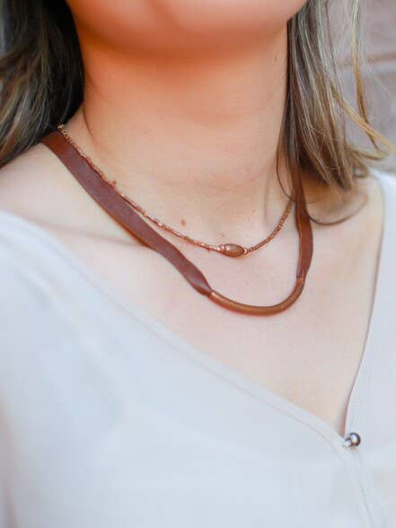 Emnet Dainty Copper Necklace