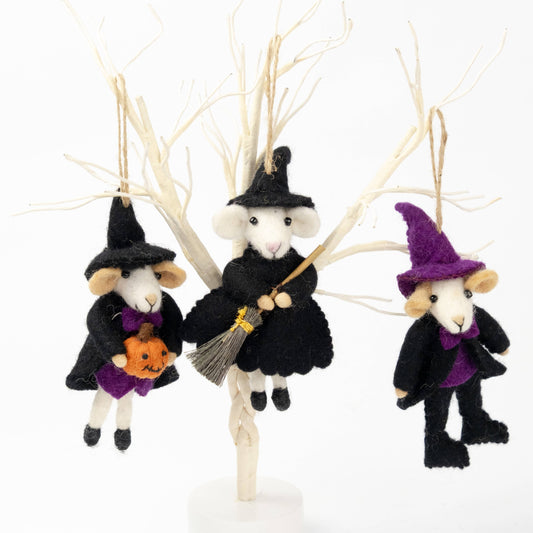Halloween Mouse Felt Ornament