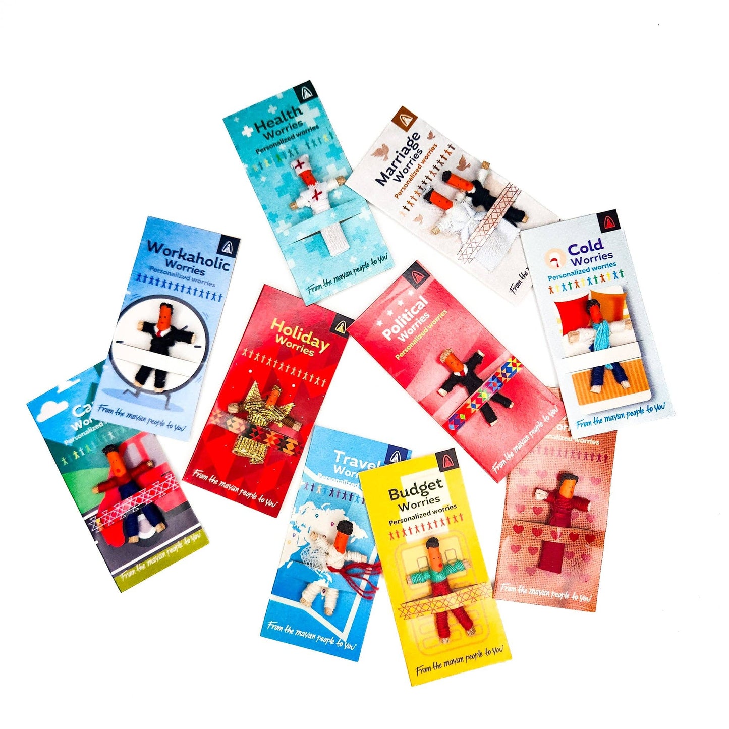 Small Themed Worry People