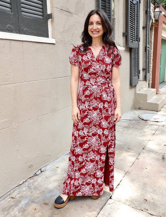 Ruby Magnolia Organic Maxi Dress: XL