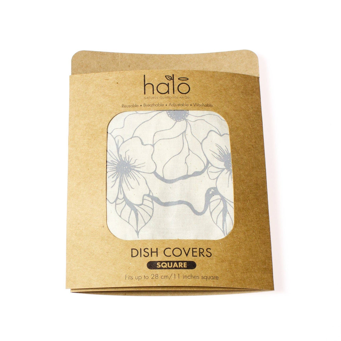 Square Flower Print Casserole Cover