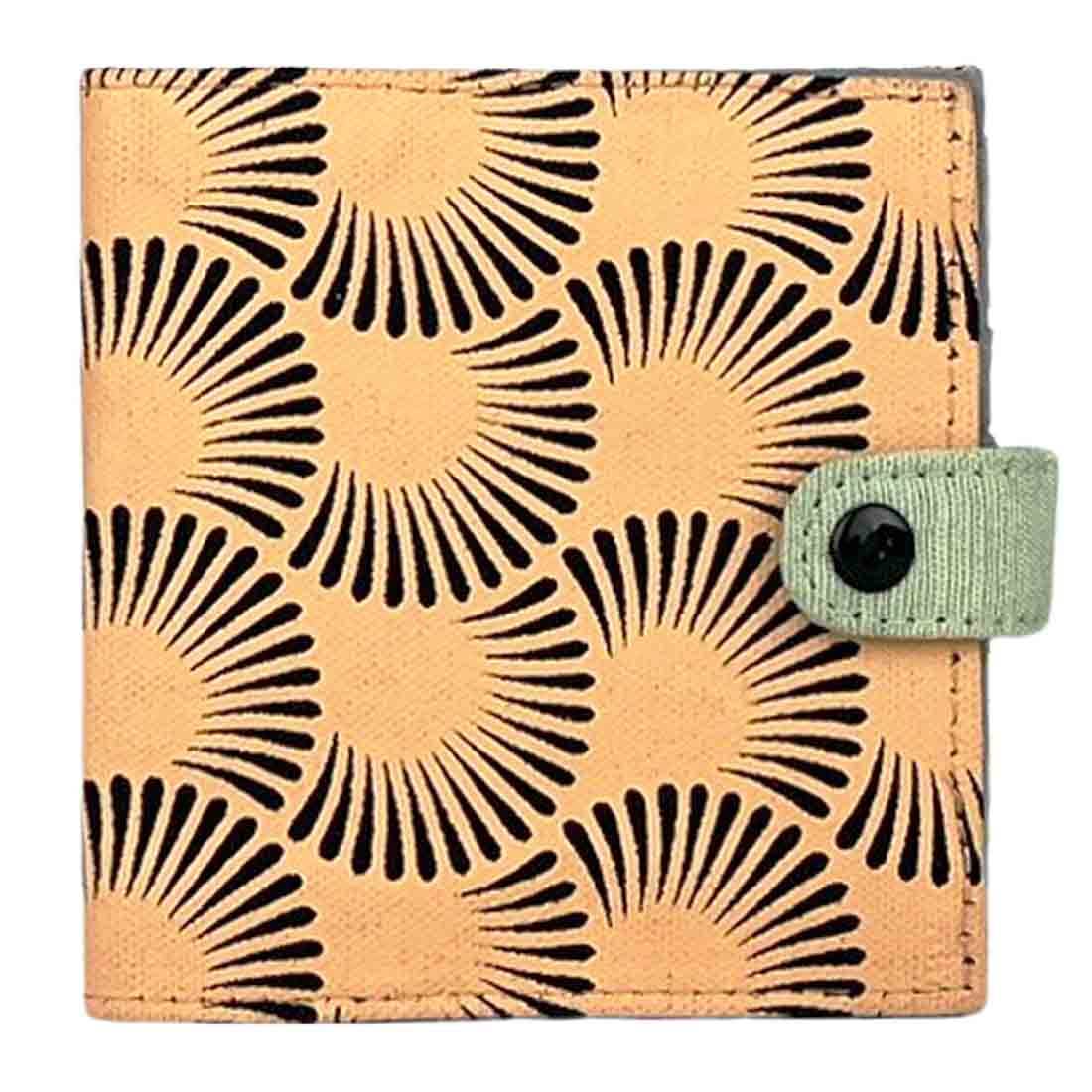 Square Wallet: Navy and Grey