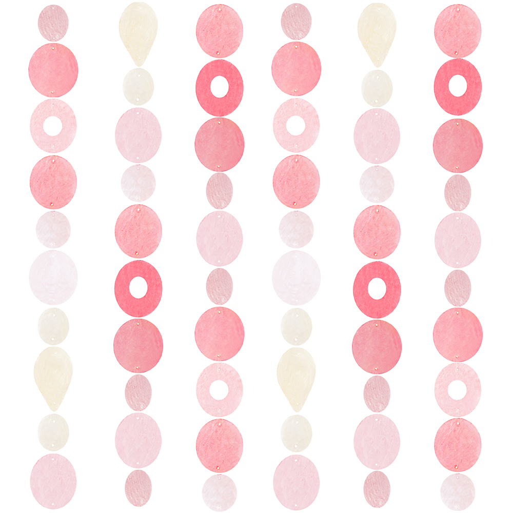 Capiz Strand | Pretty in Pink