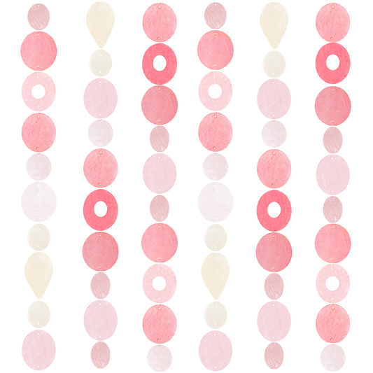 Capiz Strand | Pretty in Pink