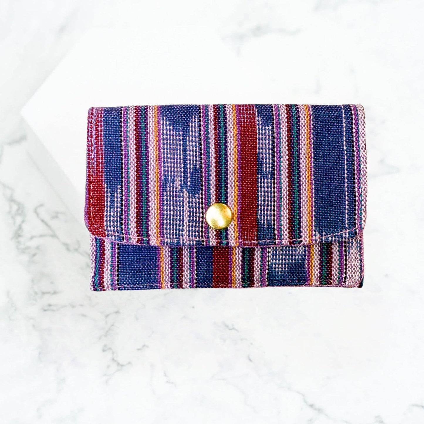 Guatemalan Card Wallet: Green Jaspe