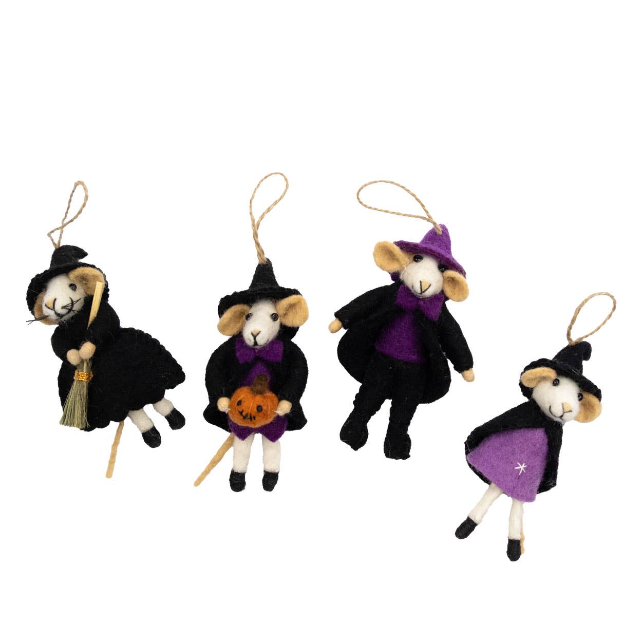 Halloween Mouse Felt Ornament