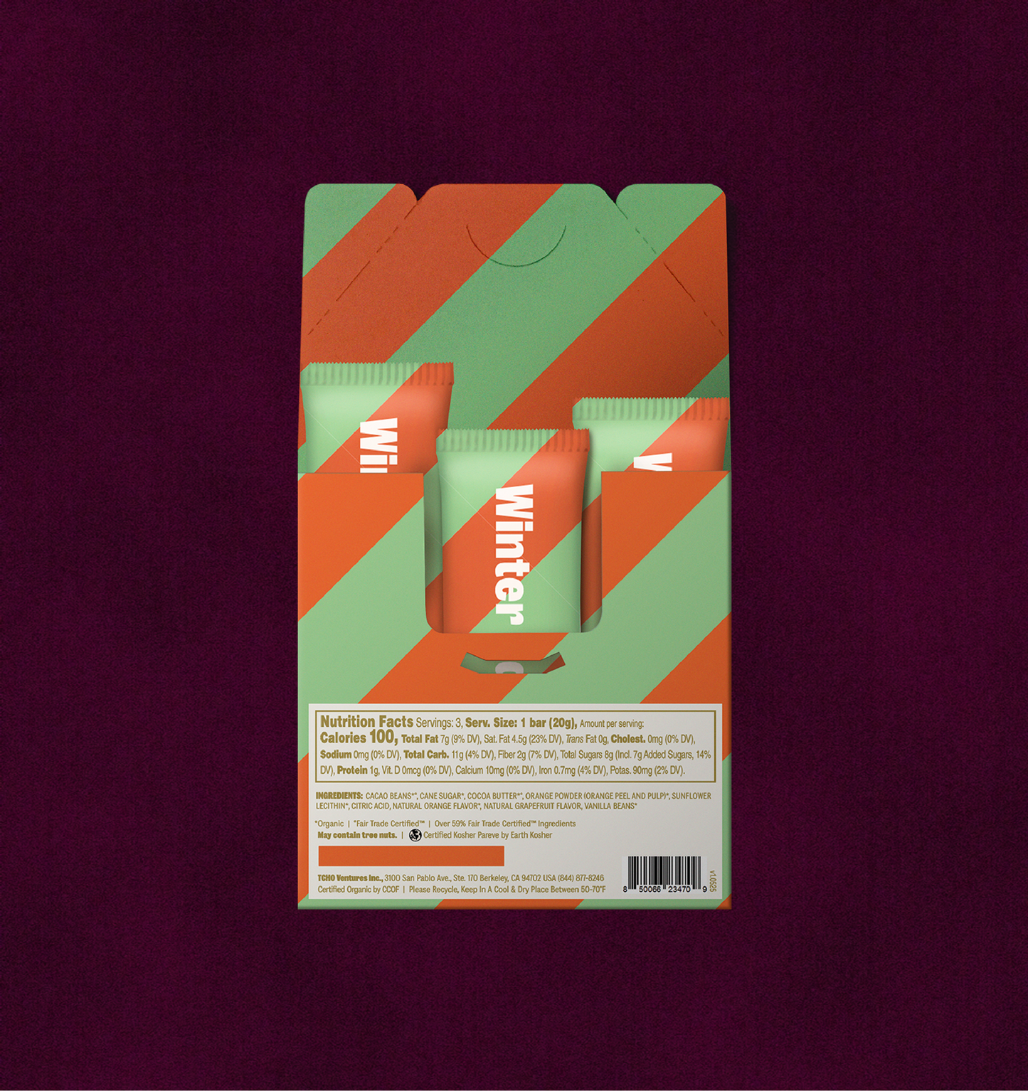 Winter Squeeze Chocolate Bar