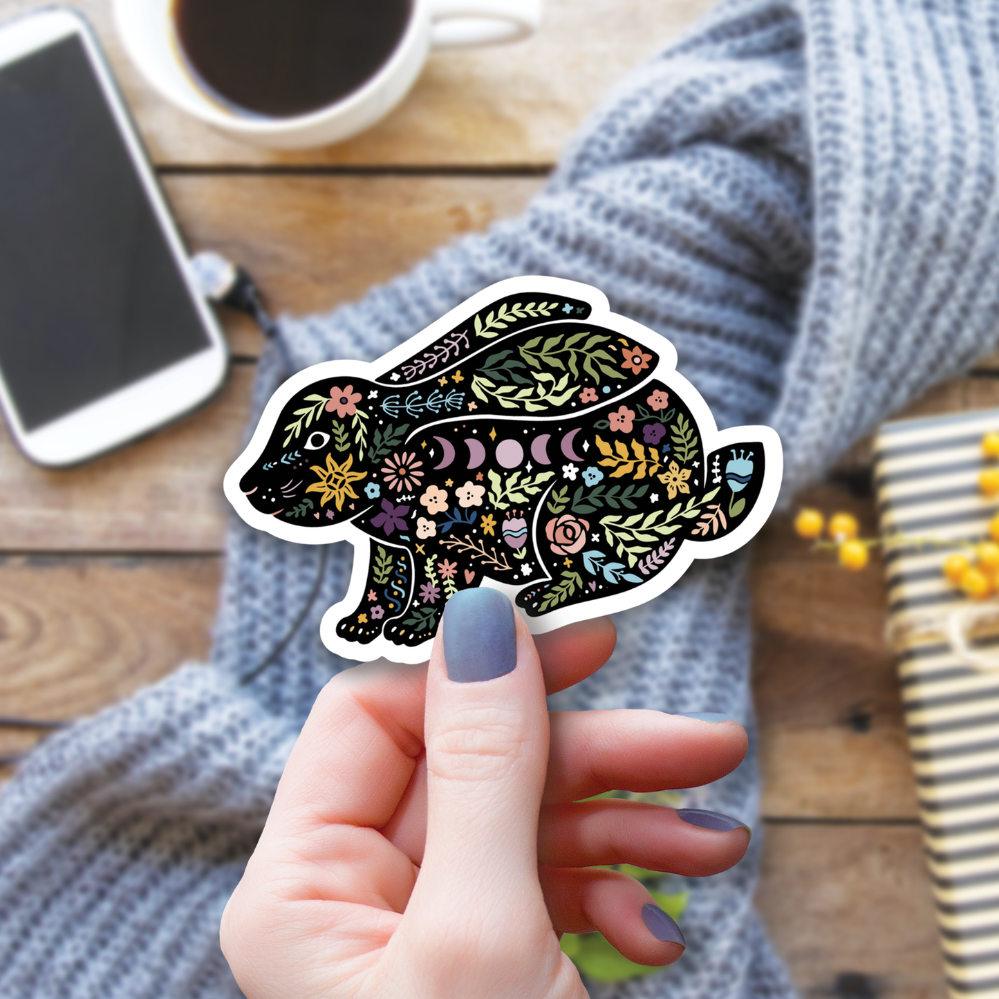 Magical Boho Rabbit Sticker