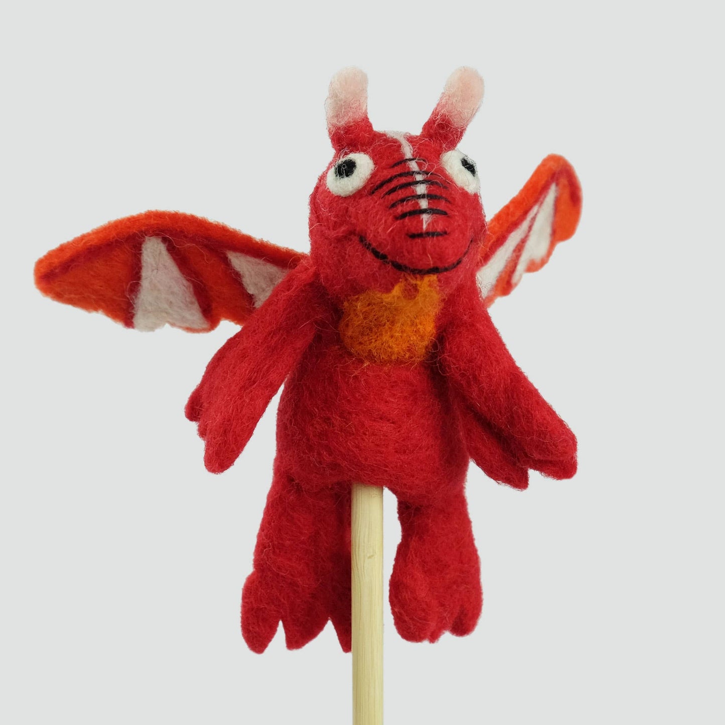 Dragon Felt Finger Puppets