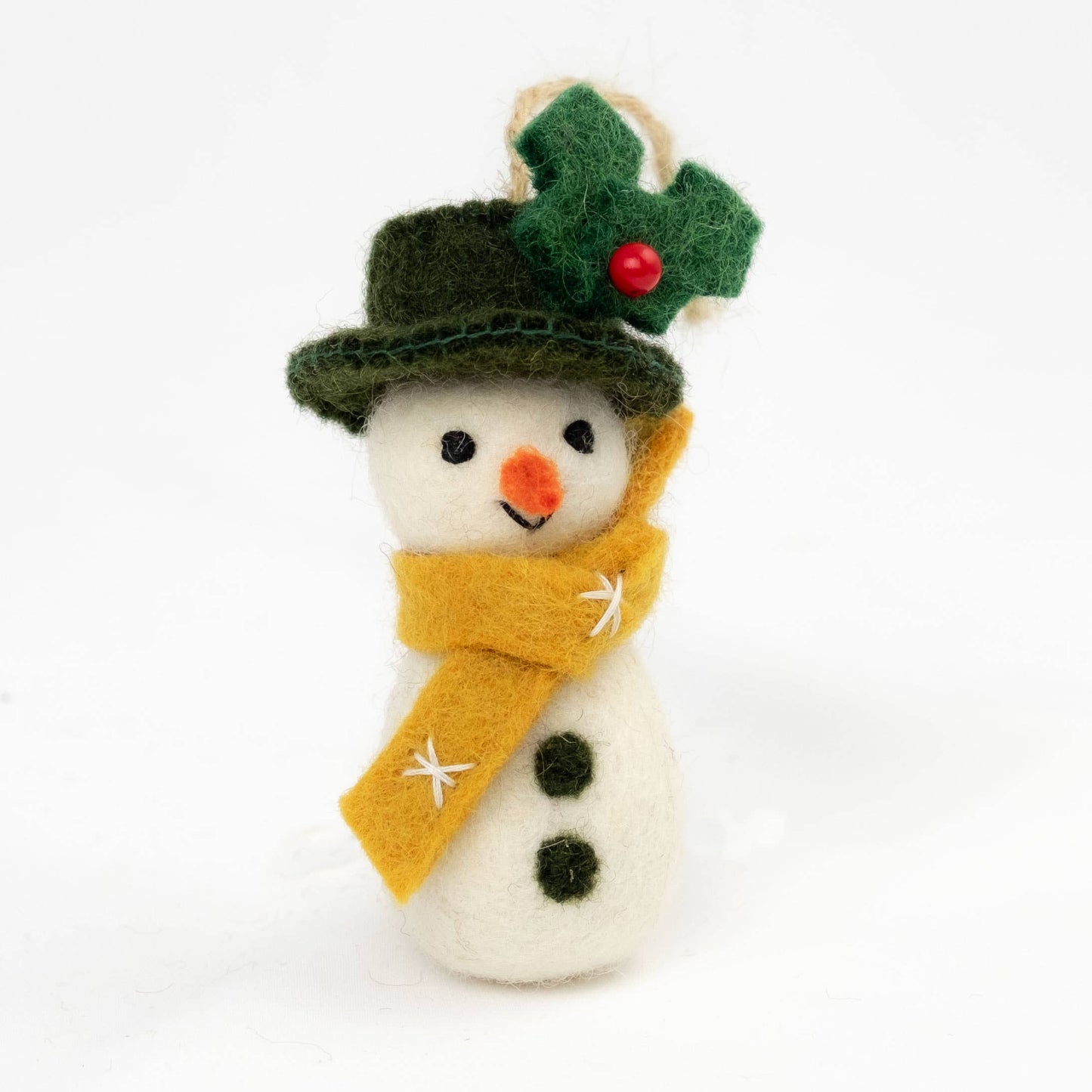 Felt Winter Snowman Ornaments