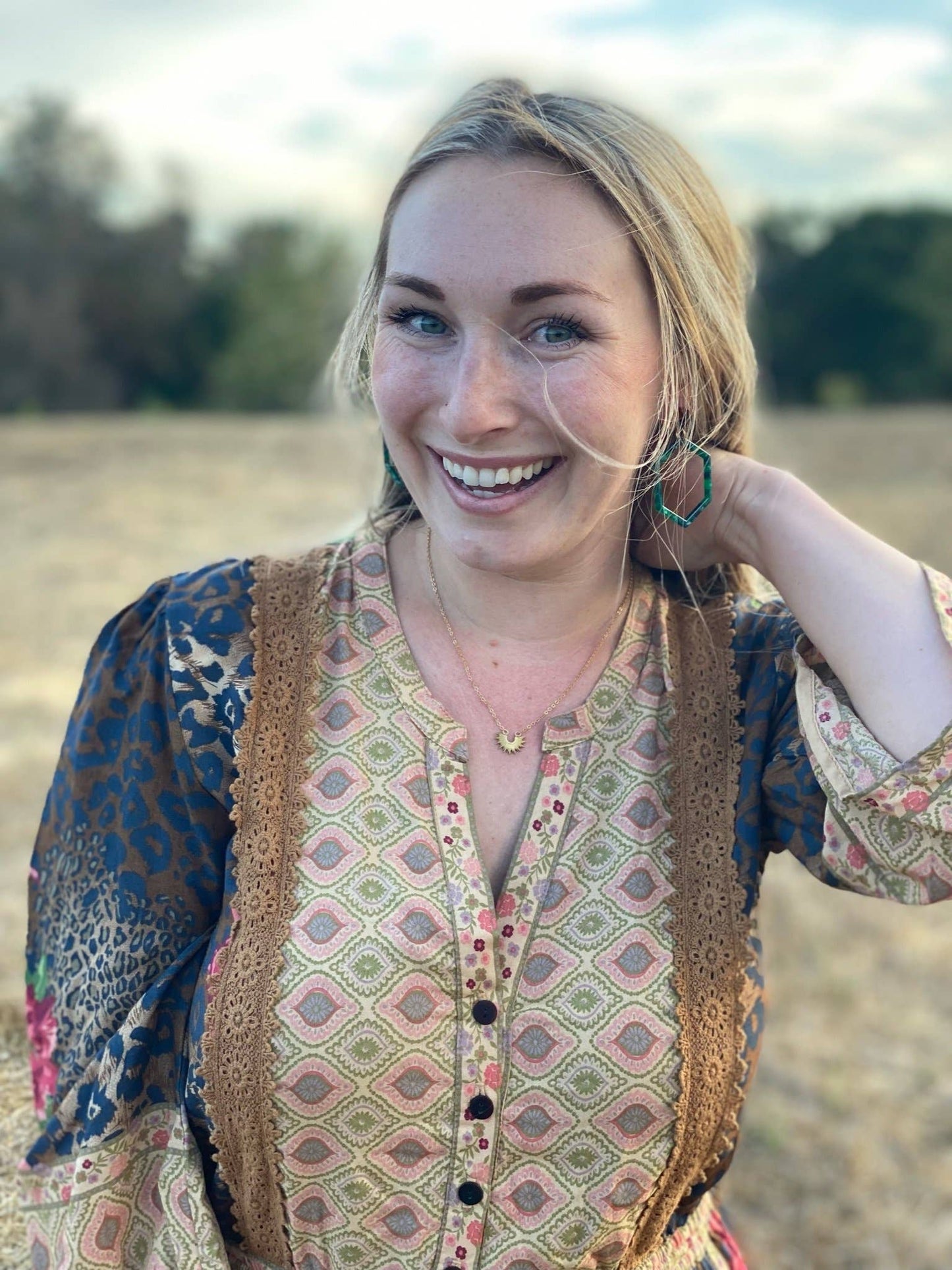 Horizon Sun Necklace