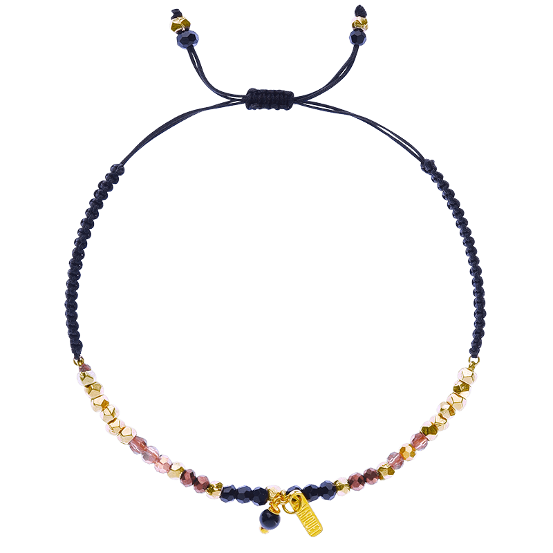 Cranberry Erin Sliding Knot Bracelet