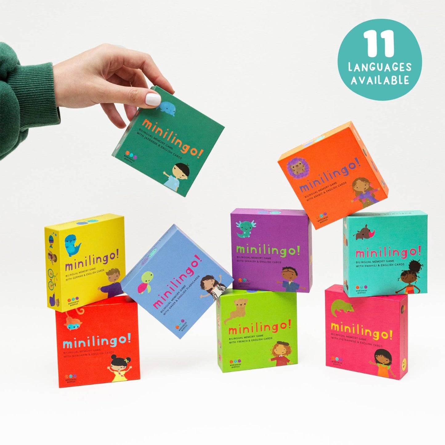 Minilingo Spanish/English Bilingual Flashcards for Kids