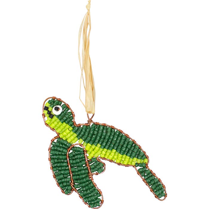 Beaded Sea Turtle Ornament