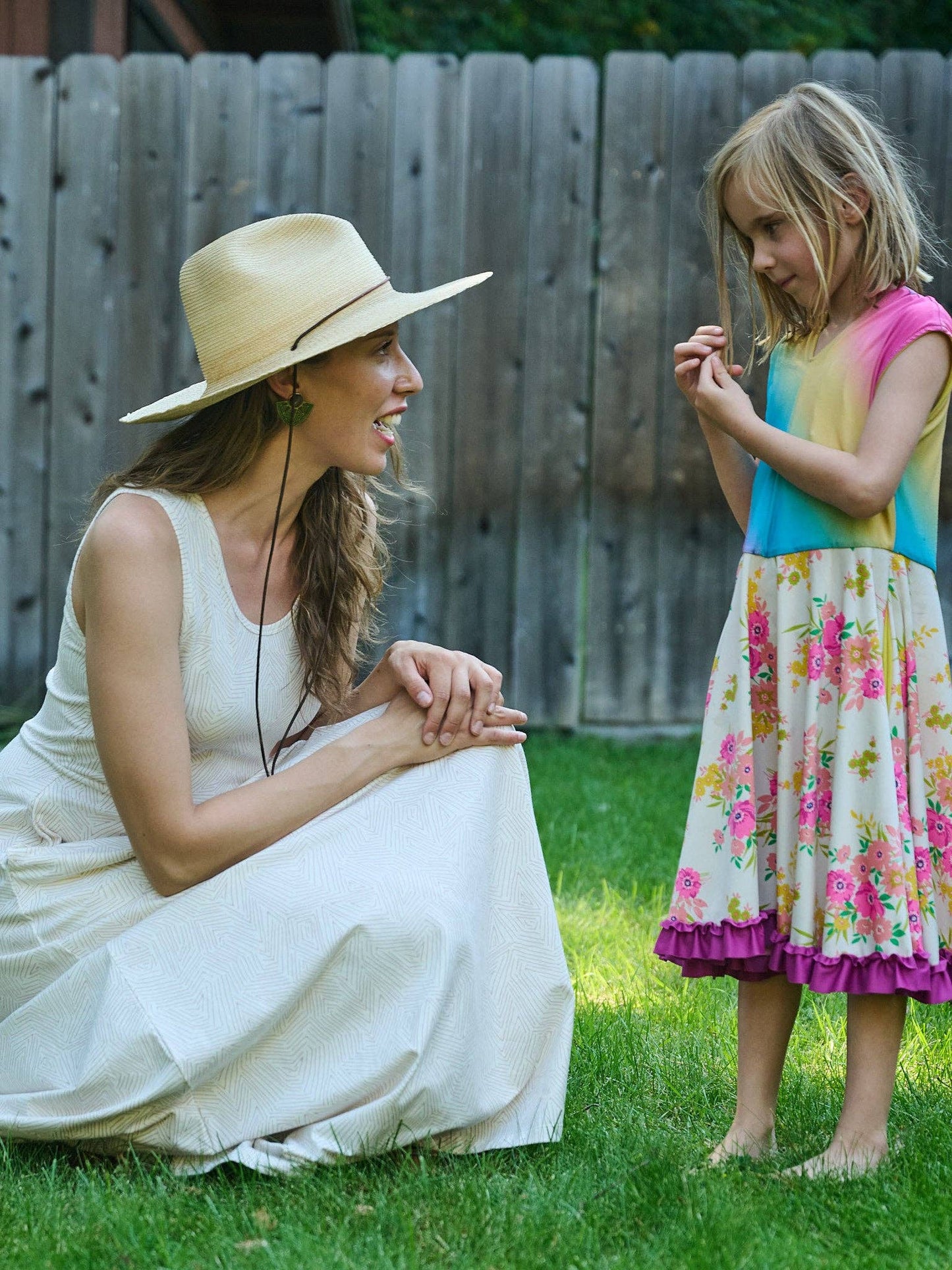 Vero Maxi Dress Tree Rings Shell